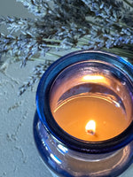 limited edition blue lavender aromatherapy candle