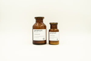 geranium aromatherapy candle